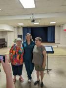 Rehearsal June birthdays Susan, Tara,Marj